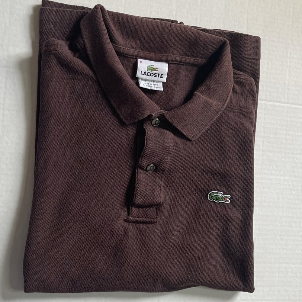 Lacoste men’s polo shirt size 8
